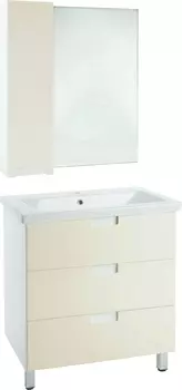 Мебель для ванной Bellezza Пегас 80 напольная, бежевая