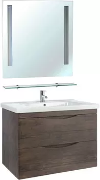 Мебель для ванной Bellezza Санриса 100 подвесная, орех