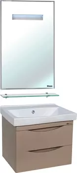 Мебель для ванной Bellezza Санриса 60 подвесная, капучино