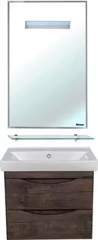 Мебель для ванной Bellezza Санриса 60 подвесная, орех