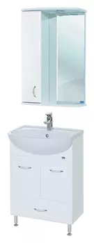 Мебель для ванной Bellezza Уют 50 с нижним ящиком белая