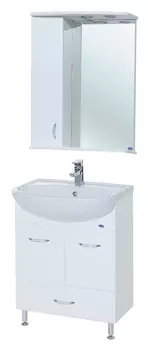 Мебель для ванной Bellezza Уют 60 с нижним ящиком белая