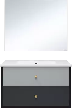 Мебель для ванной Brevita 50 оттенков серого Кристиан 100