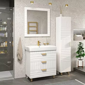 Мебель для ванной Brevita Gloster 80, белая