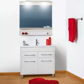 Мебель для ванной Бриклаер Чили 90 светлая лиственница С