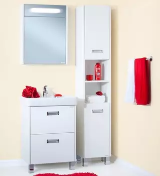 Мебель для ванной Бриклаер Палермо 60/2 напольная, с 2 ящиками