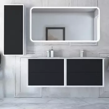 Мебель для ванной Cezares Bellagio 140 grafite