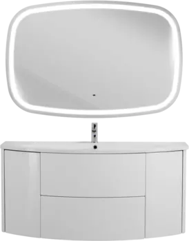 Мебель для ванной Cezares Eden 120 bianco lucido, раковина 50178