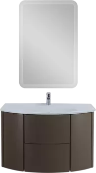 Мебель для ванной Cezares Eden 91 grigio talpa opaco, раковина 82399