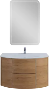 Мебель для ванной Cezares Eden 91 rovere tabacco, раковина 82399