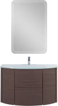 Мебель для ванной Cezares Eden 91 rovere scuro soft, раковина 82399