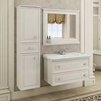 Мебель для ванной Comforty Феррара 100 подвесная, белая