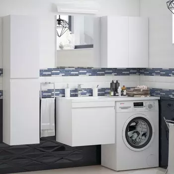 Мебель для ванной Corozo Альтаир 120, подвесная, под стиральную машину