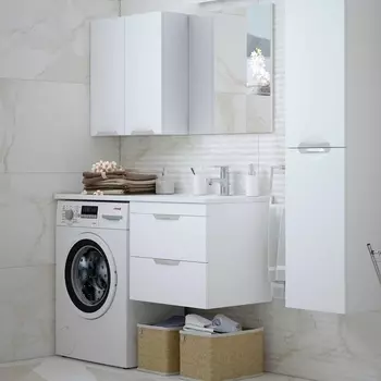 Мебель для ванной Corozo Алиот 120, подвесная, под стиральную машину R