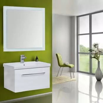 Мебель для ванной Dreja Big Inn 80 белый глянец