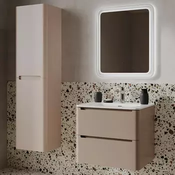 Мебель для ванной Iddis Edifice 60 подвесная, капучино, раковина 0106000i28