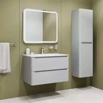 Мебель для ванной Iddis Edifice 80 подвесная, светло-серая