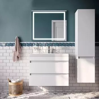 Мебель для ванной Iddis Zodiac 80 подвесная, с ящиками