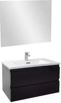 Мебель для ванной Jacob Delafon Madeleine 80 черный матовый