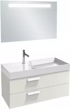 Мебель для ванной Jacob Delafon Rythmik 100 2 ящика белый блестящий лак
