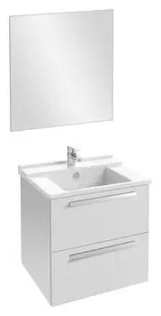 Мебель для ванной Jacob Delafon Struktura 60 белая, с 2 ящиками