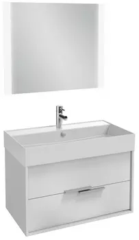 Мебель для ванной Jacob Delafon Vivienne 80 белая, ручки хром