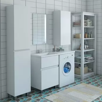 Мебель для ванной Эстет Dallas Luxe 140 напольная, 2 ящика, L