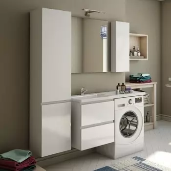 Мебель для ванной Эстет Dallas Luxe 140 подвесная, 2 ящика, L