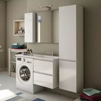 Мебель для ванной Эстет Dallas Luxe 140 подвесная, 2 ящика, R