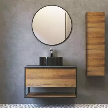 Мебель для ванной Jorno Steal 90