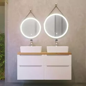 Мебель для ванной Jorno Wood 120, белая