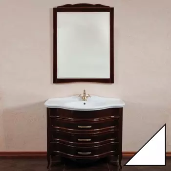 Мебель для ванной La Beaute Classic Joanna C белый матовый, фурнитура бронза