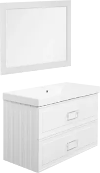 Мебель для ванной La Fenice Cubo Twin 100 белая