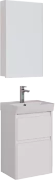 Мебель для ванной Lemark Combi 45 белая глянцевая