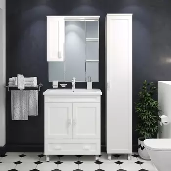 Мебель для ванной Misty Дива 85 белая