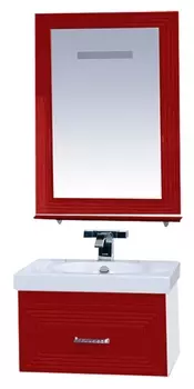 Мебель для ванной Misty Европа 60 красная