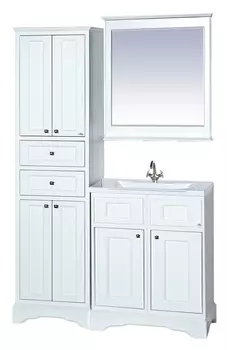 Мебель для ванной Misty Герда 70 белая эмаль