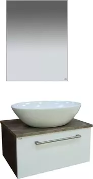 Мебель для ванной Misty Эстет 60 подвесная, цинк