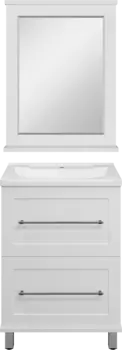 Мебель для ванной Misty Марта 60 напольная, белая глянцевая