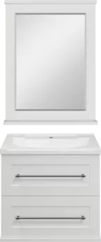 Мебель для ванной Misty Марта 60 подвесная, белая глянцевая