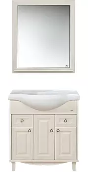 Мебель для ванной Misty Шармель 80 светло-бежевая эмаль