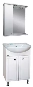 Мебель для ванной Misty Уют 50 прямая белая