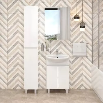 Мебель для ванной Onika Милтон 60 напольная, белая