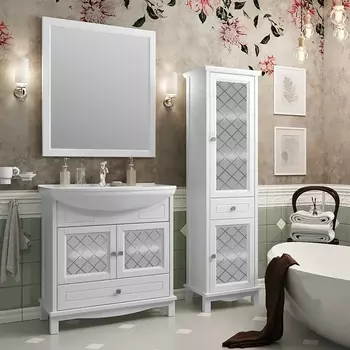 Мебель для ванной Opadiris Омега 75 белая