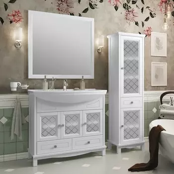 Мебель для ванной Opadiris Омега 85 белая