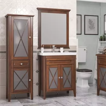 Мебель для ванной Opadiris Палермо 70 светлый орех