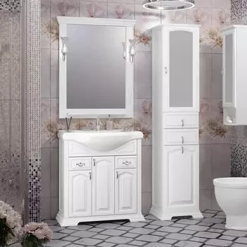 Мебель для ванной Opadiris Риспекто 80 белая