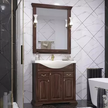 Мебель для ванной Opadiris Риспекто 85 нагал, с раковиной Сенеж