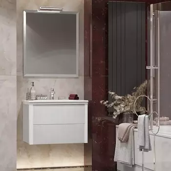 Мебель для ванной Opadiris Рубинно 80 белая
