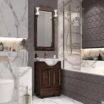 Мебель для ванной Opadiris Тибет 50 нагал, с объемной филенкой